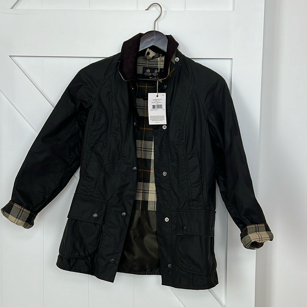 Barbour Classic Beadnell Wax Jacket- Women’s . Size 4